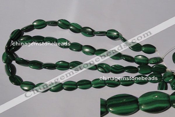 CMN267 15.5 inches 12*16mm flat drum natural malachite beads wholesale