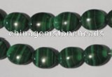 CMN271 15.5 inches 10*12mm oval natural malachite beads wholesale