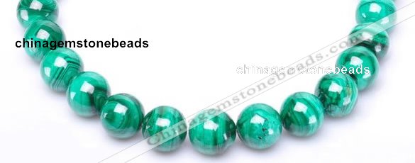 CMN28 AB grade 16mm round natural malachite beads Wholesale