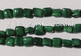 CMN291 15.5 inches 6*6mm square natural malachite beads wholesale