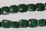 CMN293 15.5 inches 10*10mm square natural malachite beads wholesale