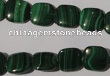 CMN294 15.5 inches 12*12mm square natural malachite beads wholesale