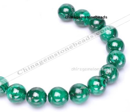 CMN30 AB grade 20mm round natural malachite beads Wholesale