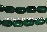 CMN303 15.5 inches 8*12mm rectangle natural malachite beads wholesale