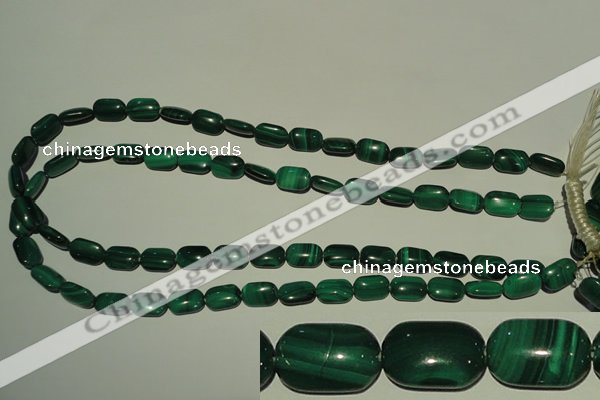 CMN303 15.5 inches 8*12mm rectangle natural malachite beads wholesale