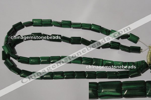 CMN314 15.5 inches 10*14mm rectangle natural malachite beads wholesale