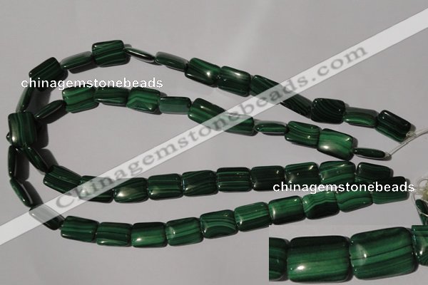 CMN316 15.5 inches 13*18mm rectangle natural malachite beads wholesale