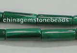 CMN411 15.5 inches 4*13mm tube natural malachite beads wholesale