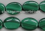 CMN435 15.5 inches 15*20mm oval natural malachite beads wholesale