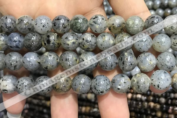 CMQ104 15.5 inches 12mm round moss quartz beads wholesale