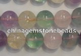 CMQ214 15.5 inches 12mm round multicolor quartz gemstone beads