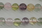 CMQ303 15.5 inches 10mm round multicolor quartz gemstone beads