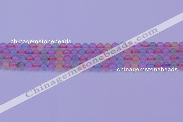 CMQ331 15.5 inches 6mm round colorful quartz beads wholesale