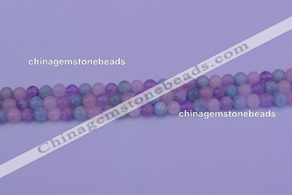 CMQ351 15.5 inches 6mm round mixed quartz beads wholesale