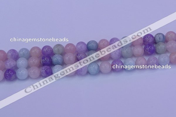 CMQ353 15.5 inches 10mm round mixed quartz beads wholesale