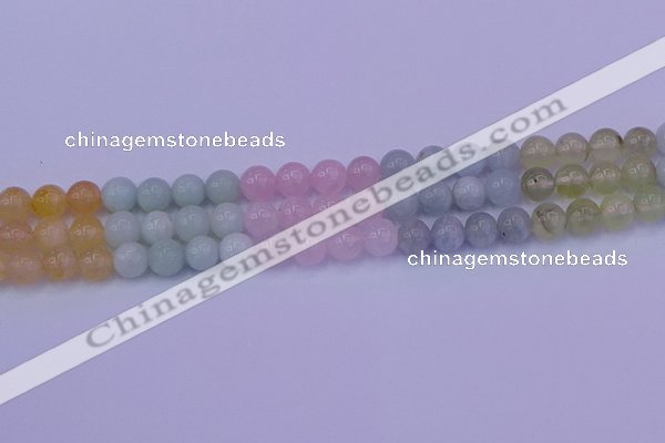 CMQ362 15.5 inches 8mm round rainbow quartz beads wholesale