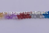 CMQ377 15.5 inches 8mm faceted nuggets mixed quartz beads wholesale