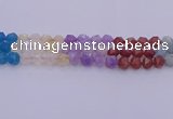 CMQ379 15.5 inches 12mm faceted nuggets mixed quartz beads wholesale