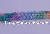 CMQ404 15.5 inches 12mm round mixed quartz beads wholesale
