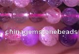 CMQ433 15.5 inches 7mm round mixed quartz beads wholesale