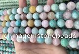 CMQ468 15.5 inches 10mm round mixed gemstone beads wholesale