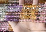 CMQ543 15.5 inches 8mm faceted round colorfull quartz beads