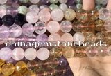 CMQ548 15.5 inches 14mm faceted round colorfull quartz beads