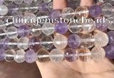 CMQ558 15.5 inches 14mm faceted round colorfull quartz beads
