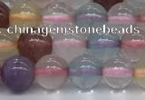 CMQ570 15.5 inches 6mm round mixed quartz beads wholesale