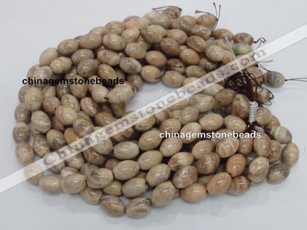 CMS08 15.5 inches 13*19mm rice moonstone gemstone beads wholesale