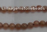 CMS1000 15.5 inches 4mm round AA grade moonstone gemstone beads