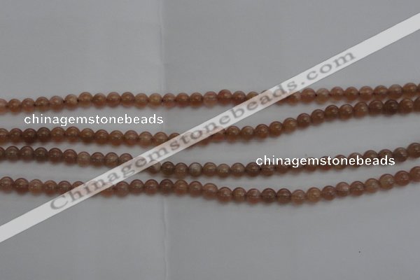 CMS1000 15.5 inches 4mm round AA grade moonstone gemstone beads