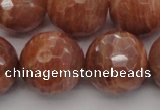 CMS1018 15.5 inches 18mm faceted round AA grade moonstone beads