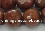 CMS1019 15.5 inches 20mm faceted round AA grade moonstone beads