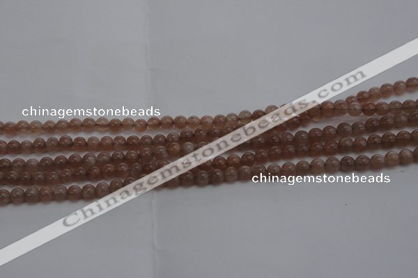 CMS1020 15.5 inches 4mm round AA grade moonstone gemstone beads