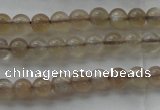 CMS1063 15.5 inches 4mm round grey moonstone beads wholesale