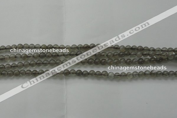 CMS1070 15.5 inches 4mm round grey moonstone beads wholesale