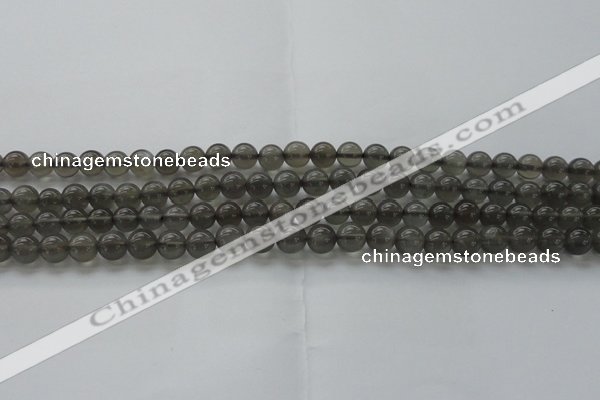 CMS1071 15.5 inches 6mm round grey moonstone beads wholesale