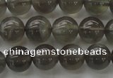 CMS1072 15.5 inches 8mm round grey moonstone beads wholesale