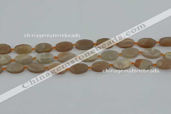 CMS1144 15.5 inches 12*20mm oval moonstone gemstone beads