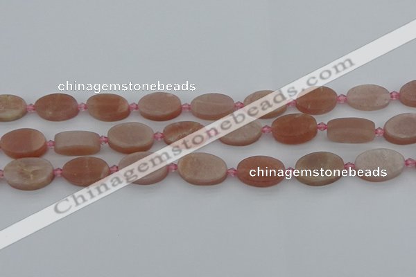 CMS1147 15.5 inches 12*20mm oval moonstone gemstone beads