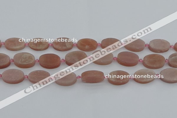 CMS1148 15.5 inches 15*22mm oval moonstone gemstone beads