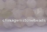 CMS1155 15.5 inches 10mm faceted nuggets white moonstone beads