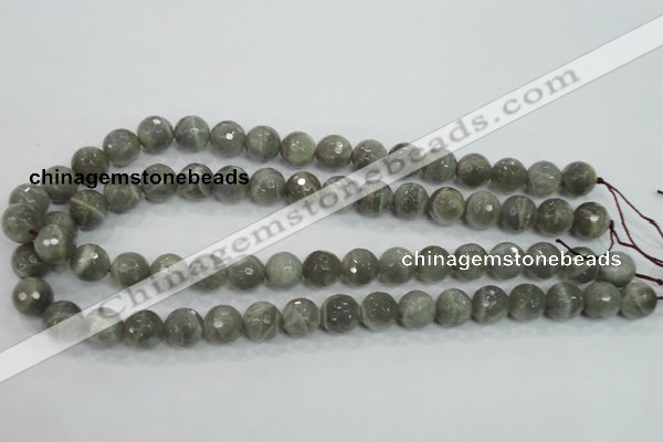 CMS125 15.5 inches 12mm faceted round moonstone gemstone beads