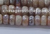 CMS1321 15.5 inches 4*6mm faceted rondelle AB-color moonstone beads