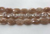 CMS1355 18*24mm - 20*25mm faceted octagonal moonstone beads