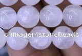 CMS1402 15.5 inches 8mm round white moonstone beads wholesale