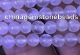 CMS1408 15.5 inches 4mm round white moonstone beads wholesale