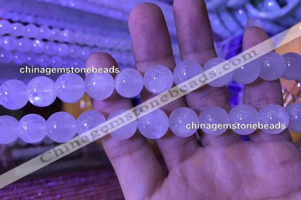 CMS1412 15.5 inches 12mm round white moonstone gemstone beads