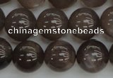 CMS142 15.5 inches 8mm round natural grey moonstone beads